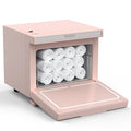 TASALON 8L Hot Towel Warmer Cabinet with Aluminum Inner Chamber, Pink