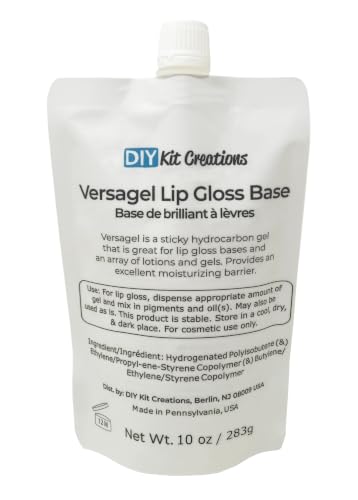 Versagel ME 750 Lip Gloss Base - 10oz Vegan, Gluten-Free Cosmetic Gel