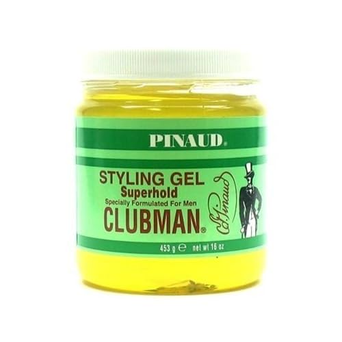 Clubman Style Gel Men'S Super Hold 16oz. Jar (2 Pack)