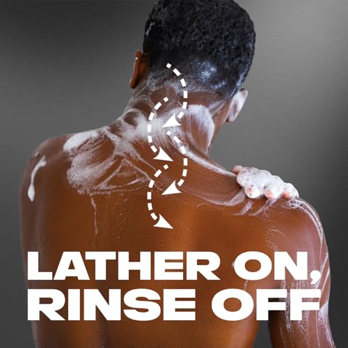 Men's Body Wash 3-Pack - Black Scent, 33.8 Oz, 3-in-1 Body Face Hair Wash