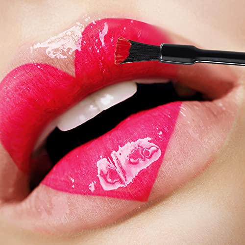Shappy 300 Pieces Disposable Lip Gloss Brushes, Lipstick Wands Applicator, Disposable Nail Brushes, Multifunctional Makeup for Women