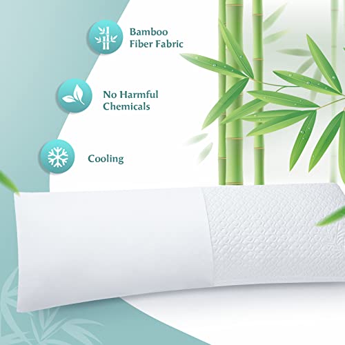 Rainmr Extra Thick Memory Foam Body Pillow 20 x 54 Inch - Firm Variation