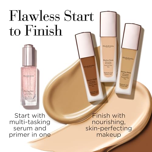 Elizabeth Arden Flawless Finish Skincaring Foundation with Hyaluronic Acid, Vitamin C & E