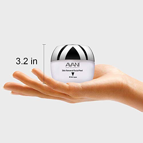 Avani Classics Skin Renewal Facial Peel 1.7oz - Anti-Aging Exfoliating Cream with Vitamin C & Dead Sea Minerals
