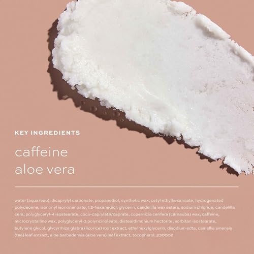 ITK Skincare Caffeine + Aloe Vera Under Eye Stick Balm - Moisturizer for Fine Lines and Wrinkles - Under Eye Treatment Soothes Redness and Hydrates, Brightens, and Soothes Puffy Eyes - 0.5 oz. Stick