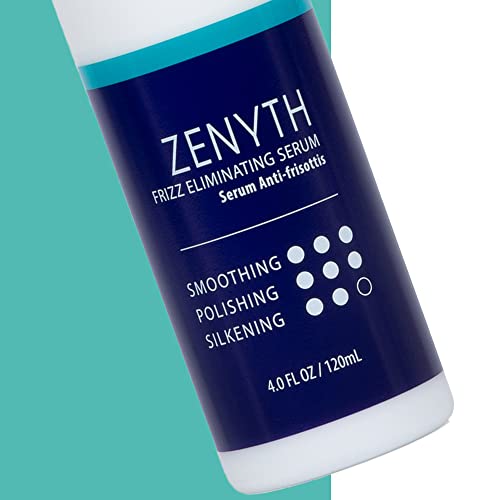 SUDZZFX Zenyth Frizz Eliminator Serum 4 Fl Oz - Heat Protectant & Smoothing Hair Serum