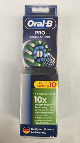 Oral-B Cross Action Electric Toothbrush Replacement Heads - 10 Pack
