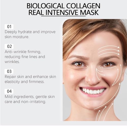 Ryvalia Collagen Mask 3-Pack - Deep Hydration & Elasticity Boost Overnight