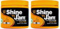 AmPro Shine 'n Jam 16oz Conditioning Gel Extra Hold for Braids & Twists - Pack of 2