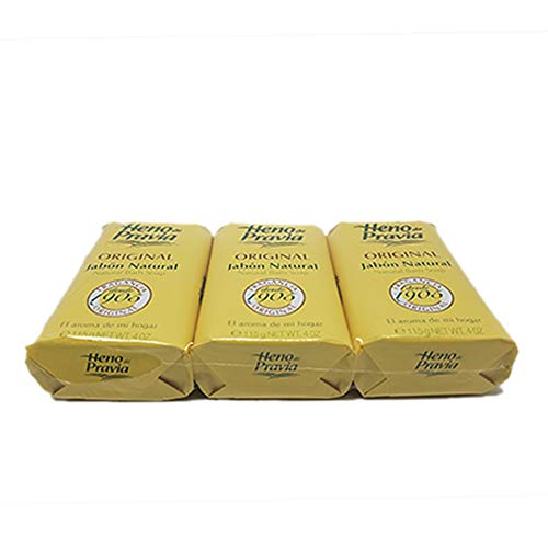 Heno de Pravia Natural Bath Soap - Fresh Hay Scent, Luxury Feel