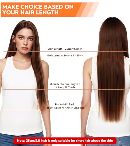 40 Pcs Heatless Wave Curlers for Long Hair - 21.65 Inch Styling Set with Hooks