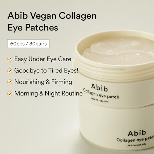 Abib Eye-Deal Collagen Eye Care Kit | Collagen Eye Patch, Eye Cream | Puffy Eyes and Dark Circles, Anti-Wrinkle | Valentines Day Gifts for Women (Under Eye Care Duo)