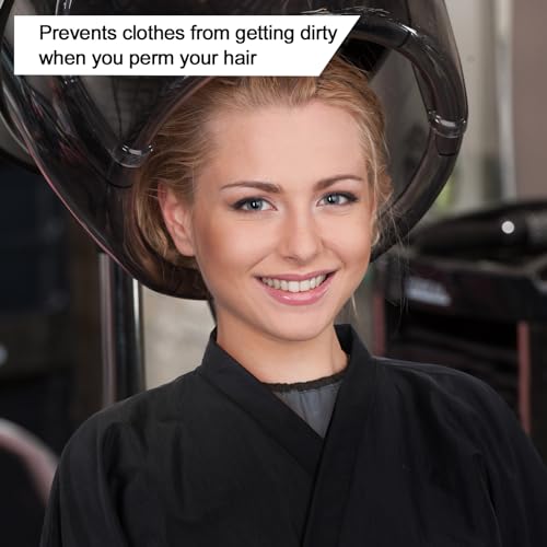 Salon Client Gown Robe Cape Set - 8 Lightweight Nylon Smocks for Hair & Beauty