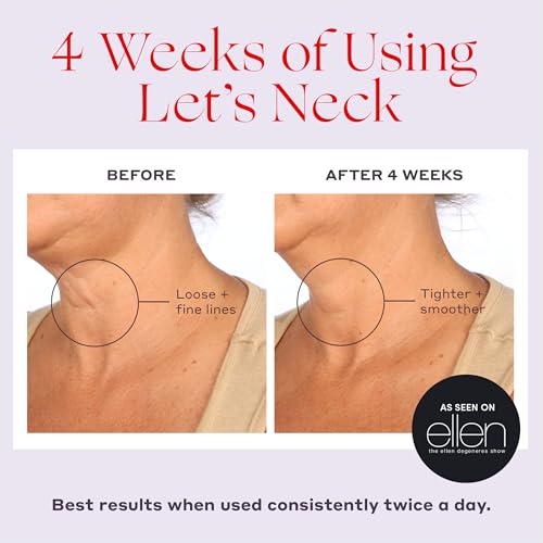 Womaness Neck Tightening Serum with Cooling Roller, 50ml – Skin Firming & Anti-Aging