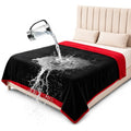 Velvet Red Queen Waterproof Blanket – Stain-Proof Spill-Proof Flannel Bed & Couch Protector