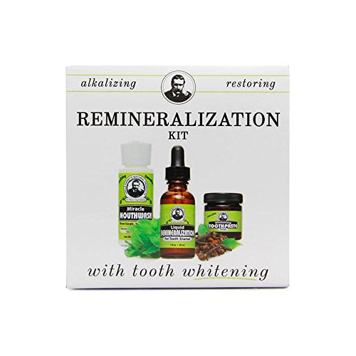 Natural Oral Care Kit with & Enamel Remineralization - 3 Products