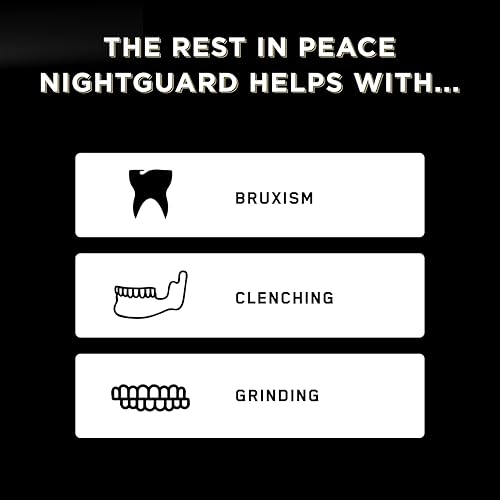 CUSTMBITE Rest in Peace Clear Night Guard for Grinding & Clenching 2-Pack
