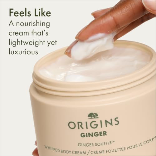 Origins Ginger Souffle Whipped Body Cream 11.8 Fl Oz Jumbo Size – Dry Skin Hydration