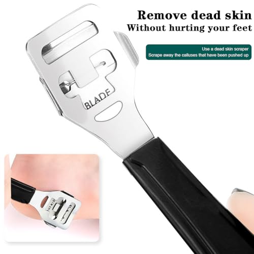 10 in 1 Pedicure Set for Feet, Professional Pedicure Foot Spa Set, Stainless Steel Foot Care Kit, File Callus Remover, Rasp Dead Skin Remover