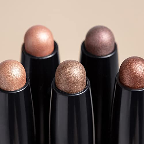 Long-Lasting Cream Eyeshadow Stick - Frosted Blush Shimmer - Rich Pigment & Easy Application