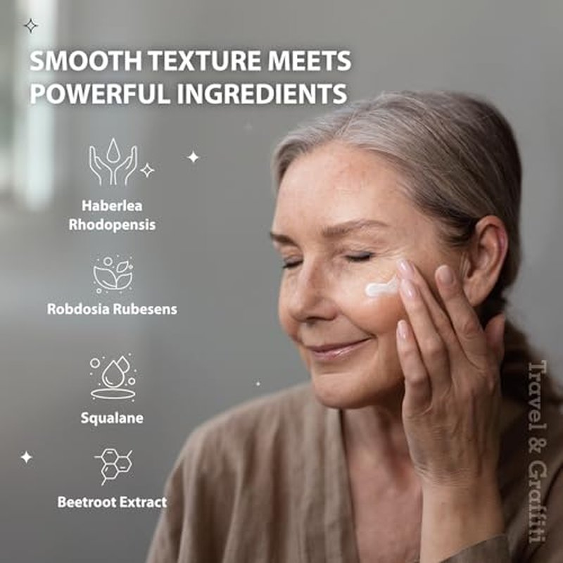 Haberlea Face Serum ? Natural, Hydrating Serum for Dry Skin, Fine Lines & Wrinkles ? Barrier Repair & Moisturizing Care for All Skin Types ? Made in Taiwan ? 30ml / 1.01 fl oz
