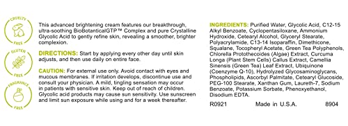 Replenix Glycolic Acid 10% Resurfacing Cream - Hydrating & Light Moisturizer, 1.6 oz, Skin Discoloration Treatment