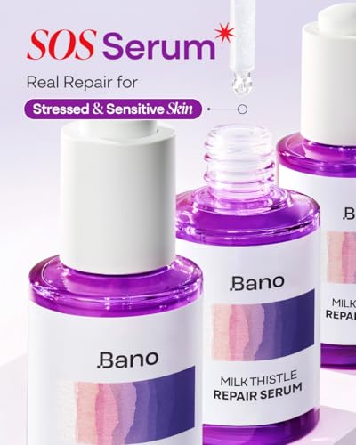 Bano Milk Thistle Repair Serum for Sensitive Skin 1oz - Skin Barrier & Hydration