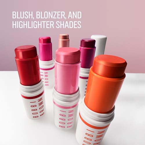 Bobbi Brown Skin Enhancer Cheek Stick Flirty Peach - Multi-Use Blush Bronzer Highlighter, 0.28 oz