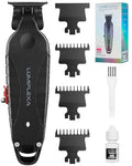 Cordless Hair & Beard Trimmer with Stainless Steel Blades, USB-C Rechargeable, Professional Grooming Kit