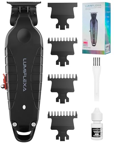 Cordless Hair & Beard Trimmer with Stainless Steel Blades, USB-C Rechargeable, Professional Grooming Kit