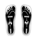 Black Disposable Spray Tan Feet Pads - 120 Pairs for Salon & Home Use