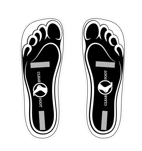 Black Disposable Spray Tan Feet Pads - 120 Pairs for Salon & Home Use