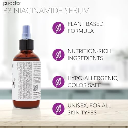 Niacinamide Retinol Face Serum 3.3oz Pack of 2 - Even Skin Tone & Fine Lines