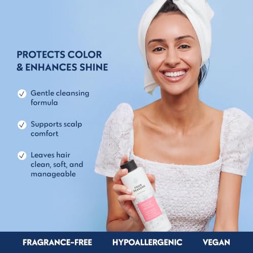 No Nothing Fragrance-Free Color Shampoo 10.1 Fl Oz for Color Treated Hair - Hypoallergenic, Moisturizing