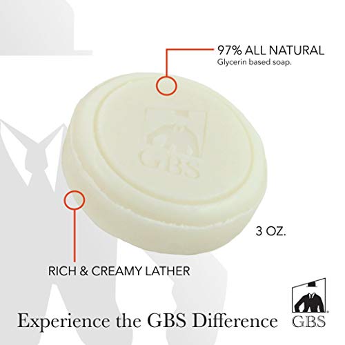 G.B.S Natural Wood Shaving Set with Straight Razor, Synthetic, Shave Brush, Animal Free, Beechwood Shave Bowl and Natural Soap