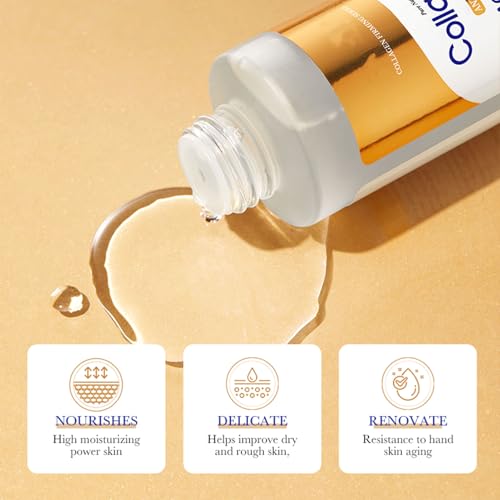 Collagen Skin Care Set - 13 Pcs Facial Kit with Cleanser, Toner, Serum & Masks - Collagen-13