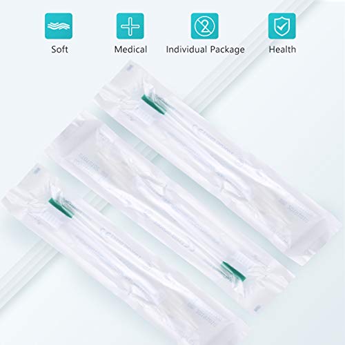 20-Pack Disposable Suction Swab Toothbrush for Elderly & Care Homes