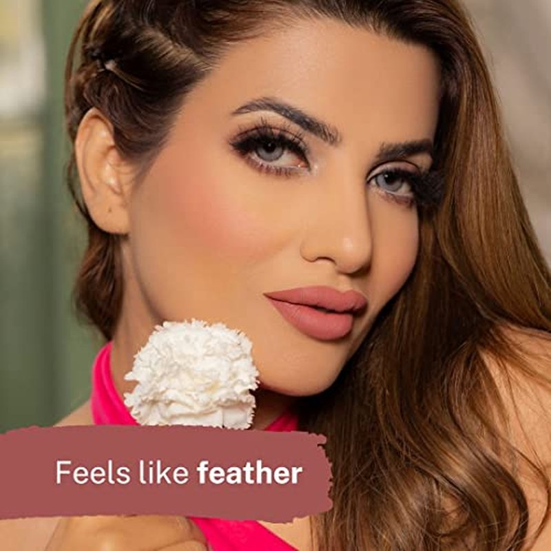 Love Earth Liquid Mousse Lipstick - Matte Finish | Lightweight, Non-Sticky, Non-Drying,Transferproof, Waterproof | Lasts Up To 12 Hours With Vitamin E And Jojoba Oil - (6 ml (Pack Of 1) Pink Colada)