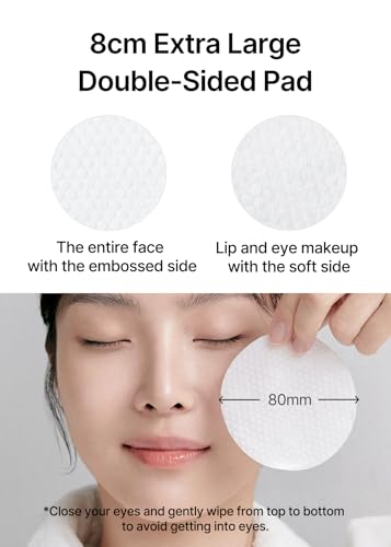 Cleansing Pad - Gentle One Step Mild Makeup Remover & Skin Refiner, 60 Pads