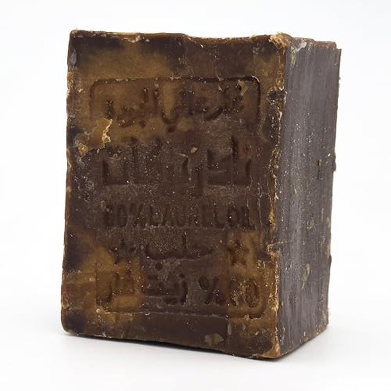 Aleppo Soap Bar 60% Laurel Oil ? Handmade by artisans in Turkey ? Natural, Unscented, For Sensitive Skin, Eco-Friendly Plastic-Free Face & Body Bar (2,%60 Laurel Oil)