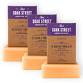 Real American Soap with Goat Milk, Lavender & Lemongrass (3 Pack) ? Long-Lasting, Moisturizing Natural Bar Soap with Grass Fed-Tallow, Gentle Conditioning Lard, & Coconut Oil ? Daily Use
