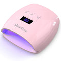 MelodySusie 54W Pink UV/LED Nail Lamp P-Plus30I with Detachable Base for Gel Curing