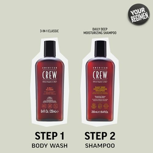 American Crew Men's Deep Moisturizing Shampoo 33.8 Fl Oz - Citrus Mint, Pack of 1