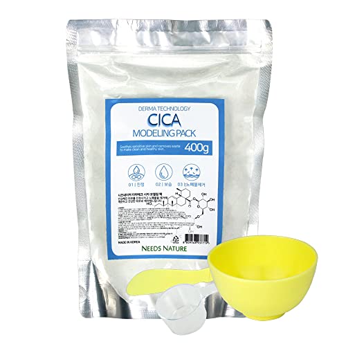 CICA Modeling Mask Kit for Sensitive Skin - Soothing Peel-Off Face Mask Powder 400g