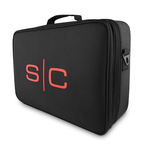 Large On-The-Go Barber Travel Case with Zipper & Multi-Pockets - Durable Water-Resistant Tool Organizer