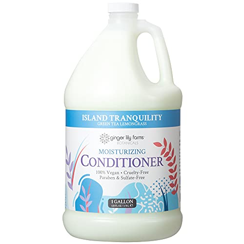Ginger Lily Farms Island Tranquility Body Wash Shampoo Conditioner Bundle 1 Gallon