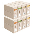ZenStorage Beige 8-Pack Sheet Organizers for Linen Closet, Large Capacity