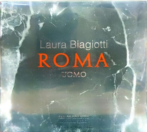 Men's Eau de Toilette Spray - Laura Biagiotti Roma - 4.2 oz - Classic & Seductive Fragrance with Citrus & Woody Notes (Variation of THIS listing)