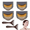 Lymphatic Contour Face Brush, Dry Brushing Face Brush, Lymphatic Drainage Massager for Face, Chin & Jawline Sculpting,Fits to The Skin to Relieve Fatigue (6PCS)