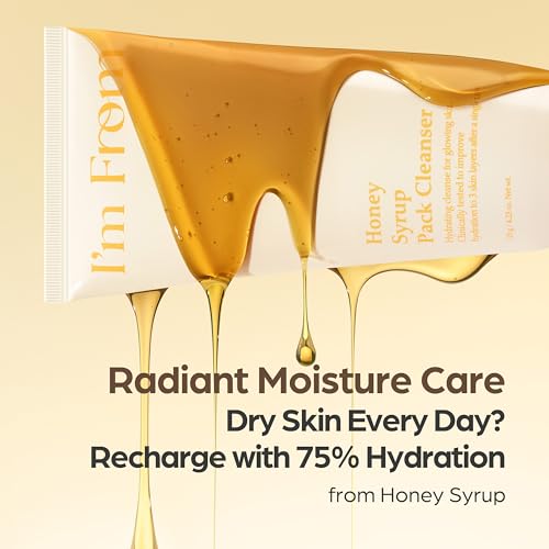 Hydrating Honey Syrup Mask-to-Foam Facial Cleanser - Dewy Glow, 4.06 fl oz